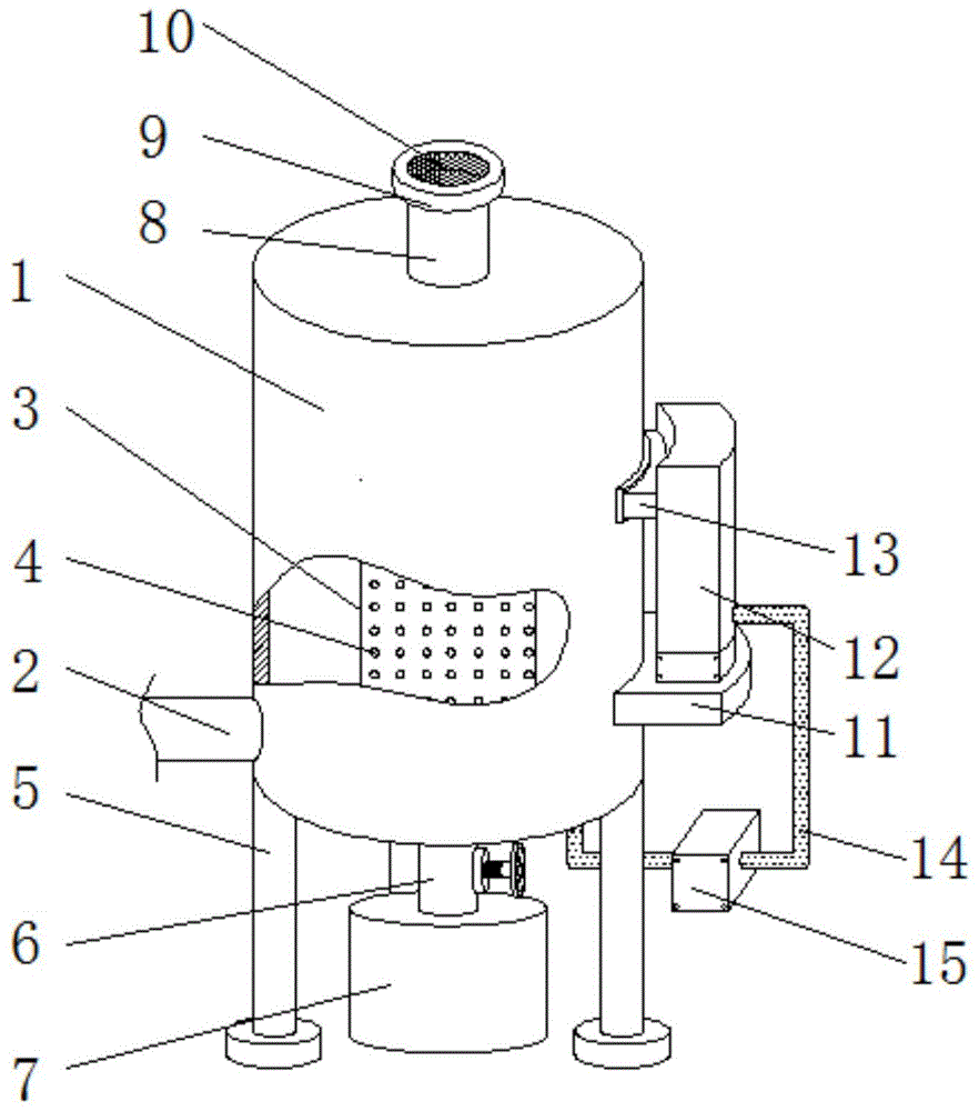 一种化纤加工用蒸汽回水装置的制作方法