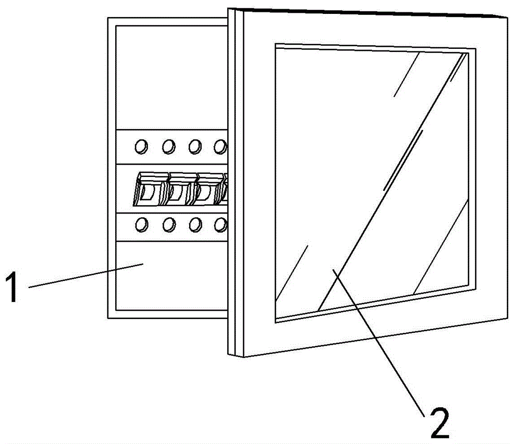 带镜子的配电箱的制作方法