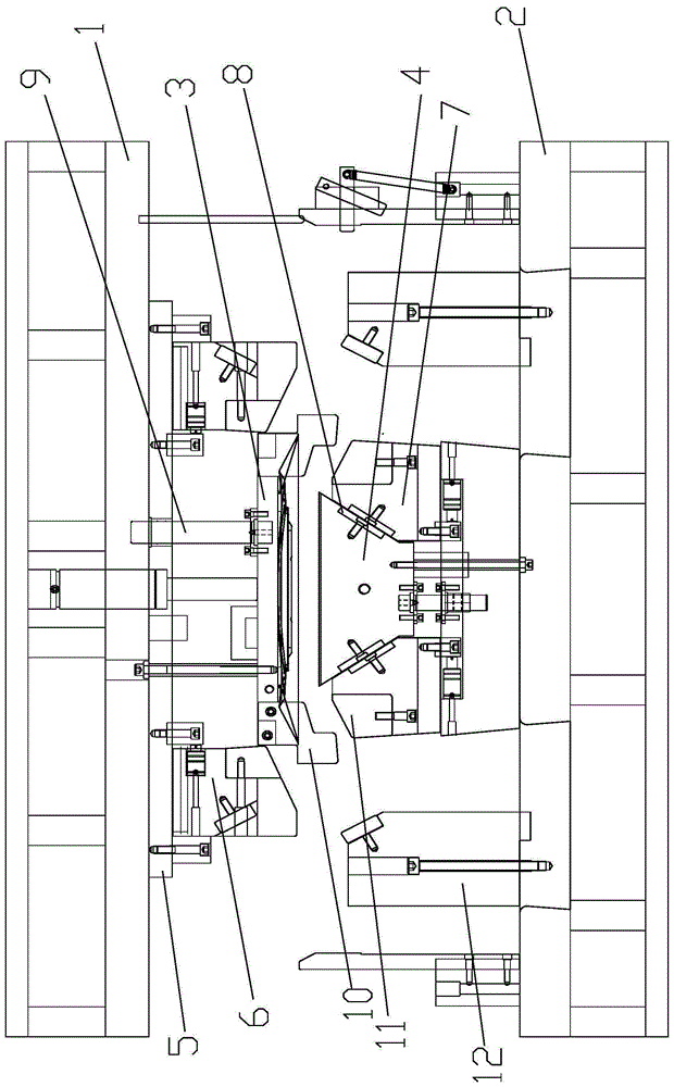 一种热水器前盖板成型模的制作方法