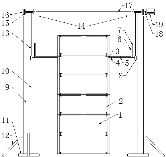 一种桥梁圆柱墩施工平台的制作方法