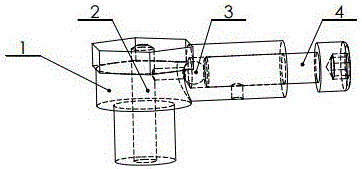 双油缸用直角式放气阀及相应压滤机的双油缸的制作方法