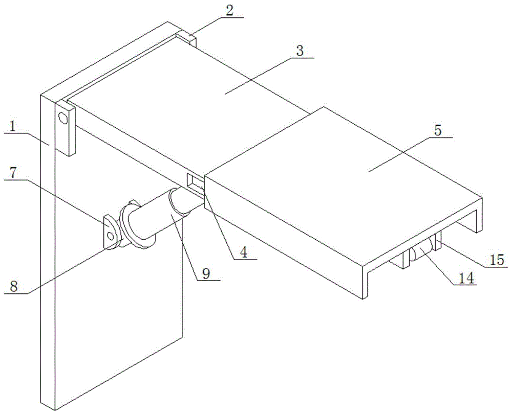 一种钢带校平入料托架的制作方法