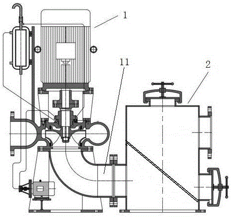 一种带浆料过滤装置的防堵塞高效自吸泵的制作方法