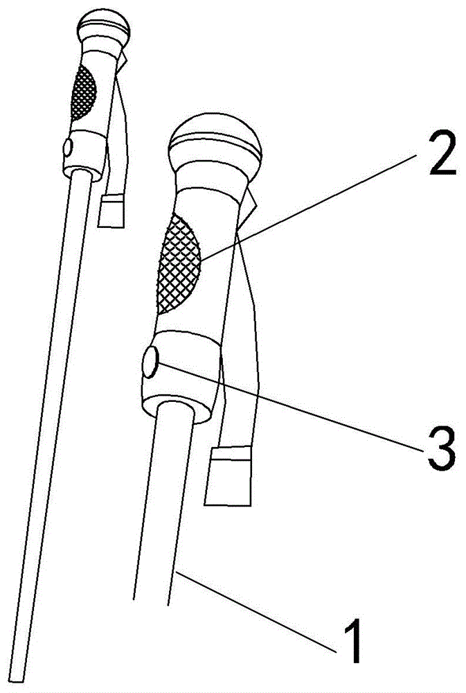 带音响的登山杖的制作方法