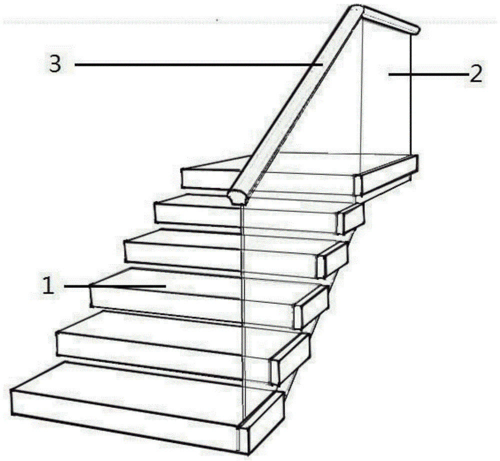 一种用于玻璃楼梯LED护栏系统的安装结构及安装方法与流程
