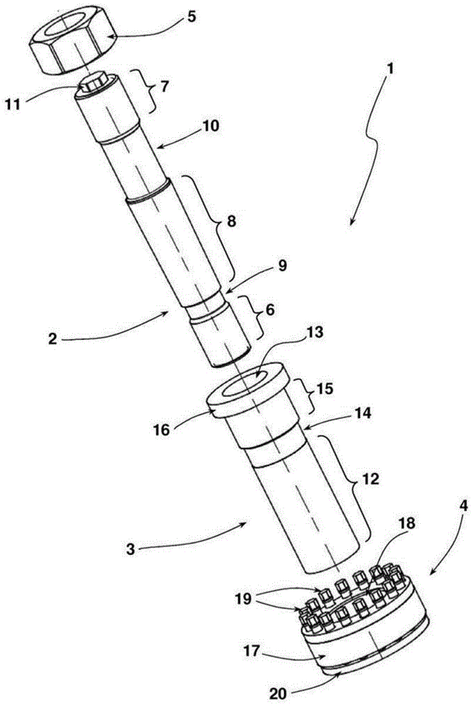 膨胀螺栓以及具有这种膨胀螺栓的连接装置的制作方法