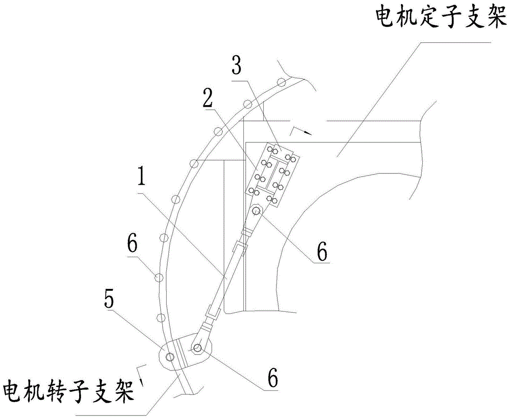 一种水轮发电机转子锁定装置的制作方法