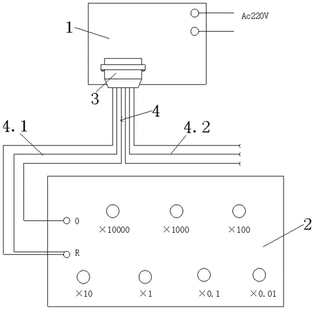 一种变压器温控仪检测专用连接装置的制作方法