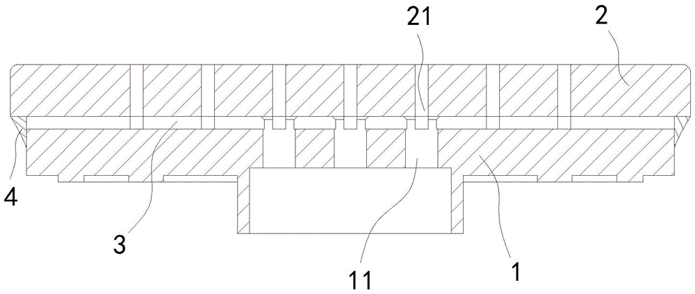 一种激光切割用真空吸盘的制作方法