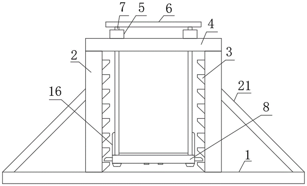 一种高原桥梁55mT梁架桥机主梁提升架的制作方法