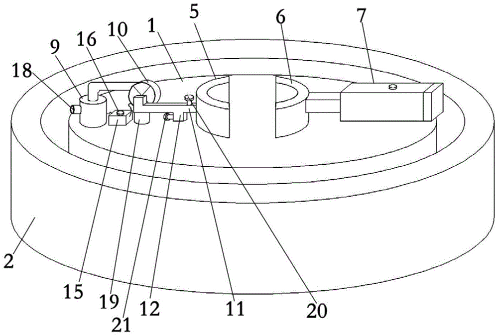 一种具有夹具烘干功能的五金转盘的制作方法