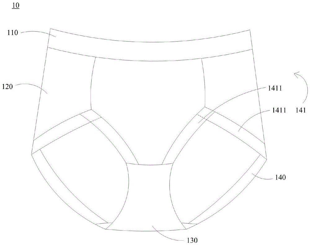 防勒内裤的制作方法