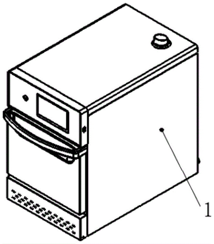 电磁加热蒸柜的制作方法