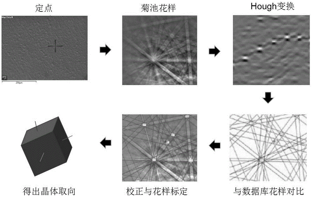 通过EBSD技术提取晶体中特定晶面的方法与流程