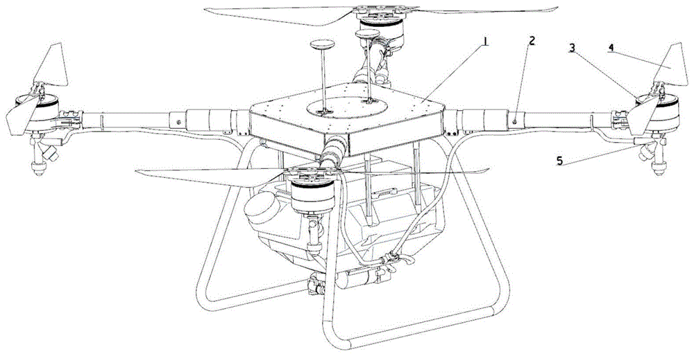 一种四轴植保无人机的制作方法