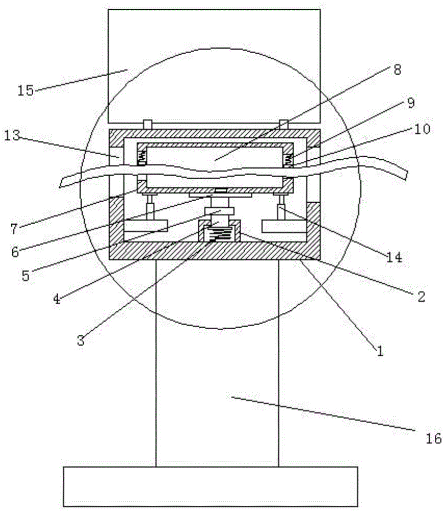 一种抗振型通讯传输线固定架的制作方法