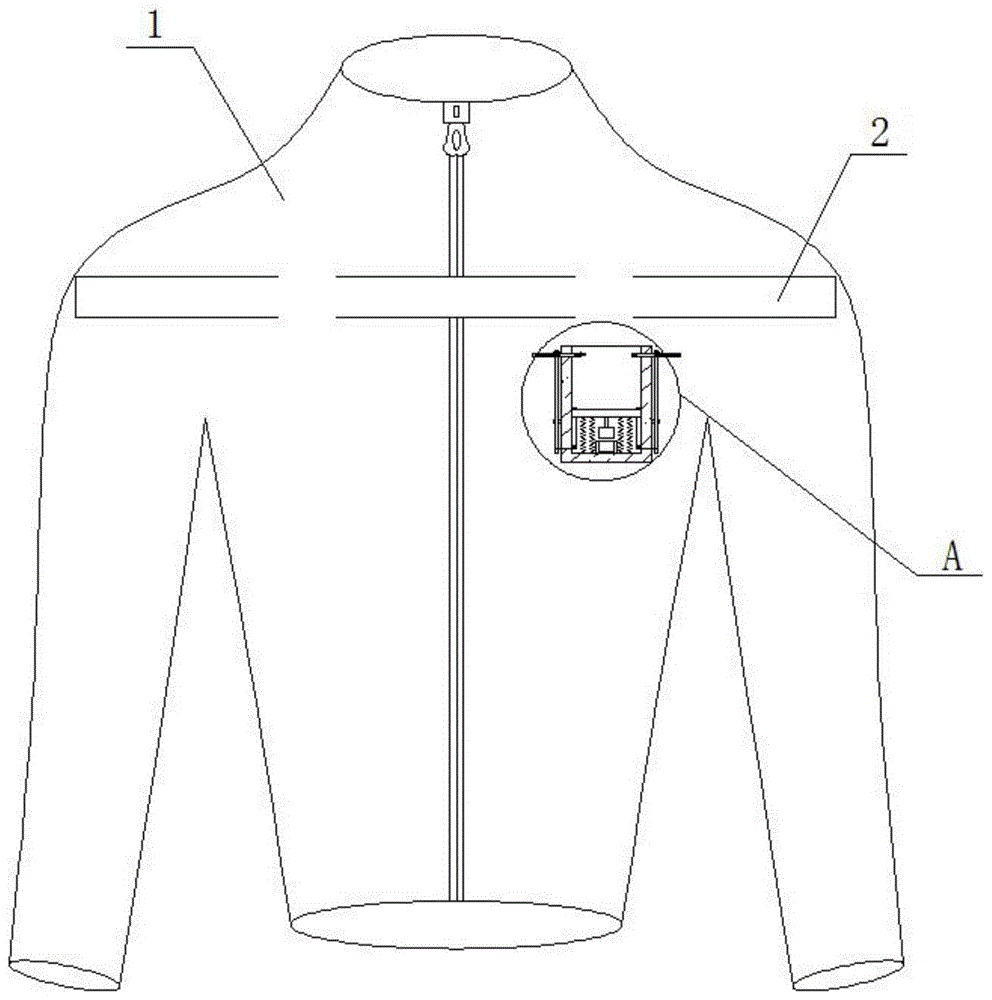 一种护肩式防透湿冲锋衣的制作方法