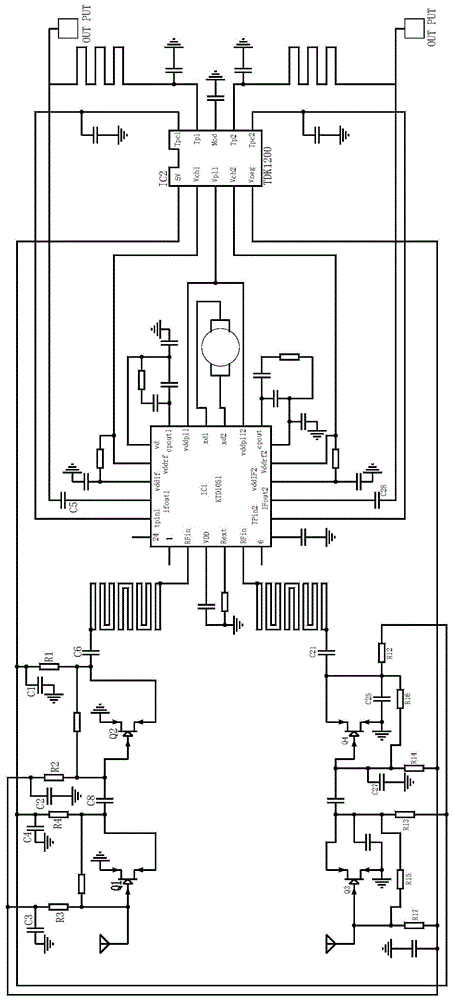 一种KU双输出锁相环高效低噪声降频器的制作方法