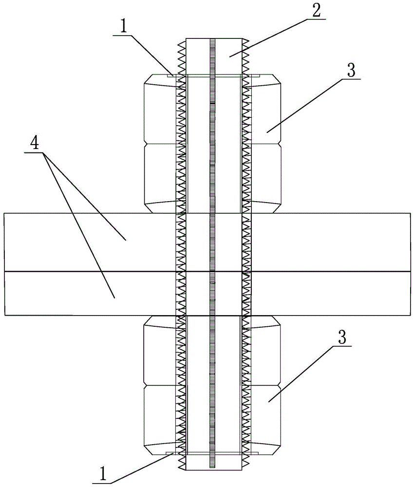 用于铁路桥梁的抗震防倒退高强螺栓组件的制作方法