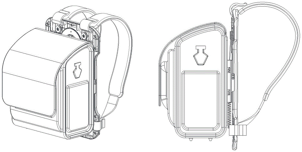 一种具有预拉伸型柔性连接系统的悬浮背包的制作方法