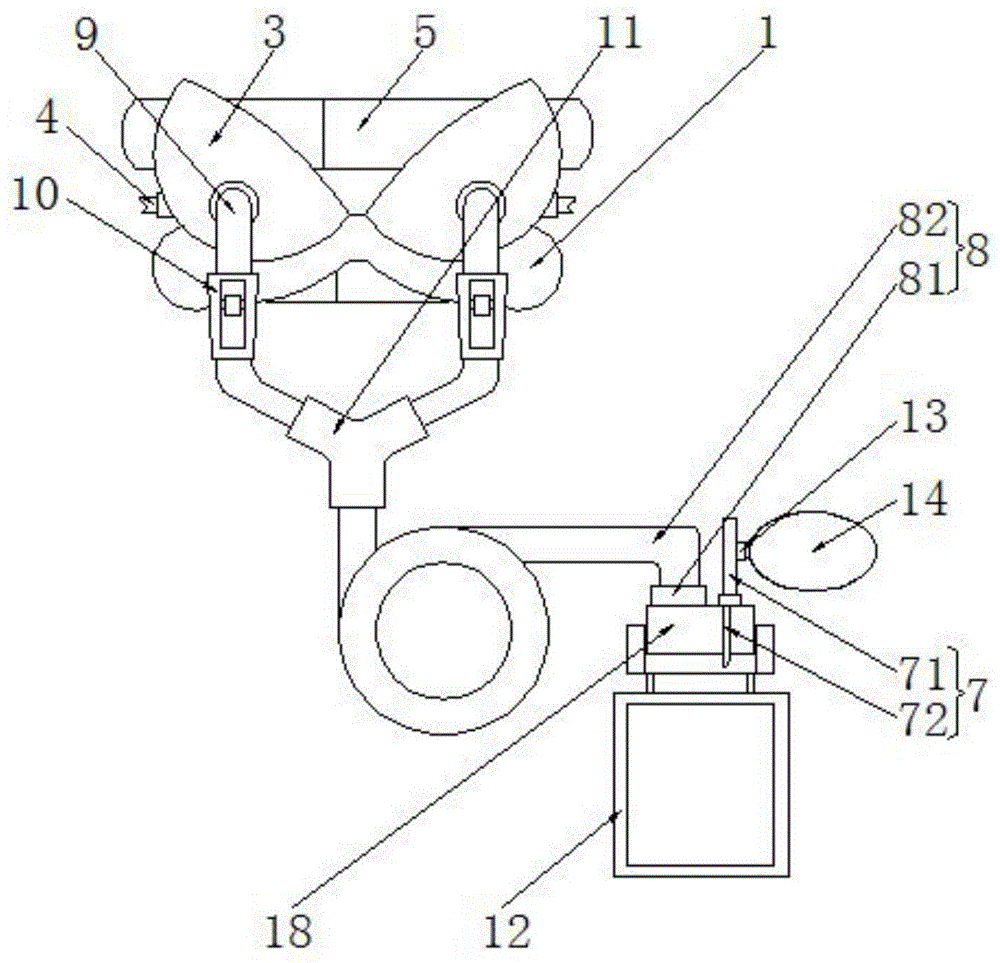 一种环压心电图胸导连接头的制作方法