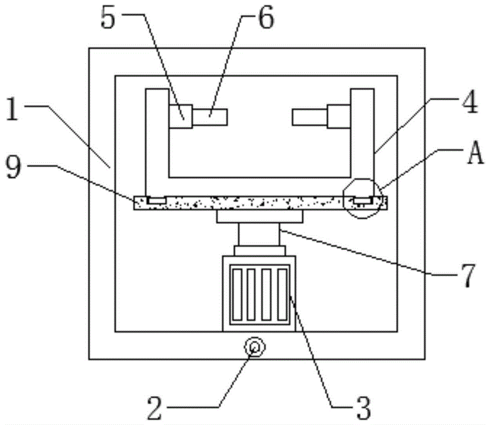 一种伺服电机端盖多自由度夹具的制作方法