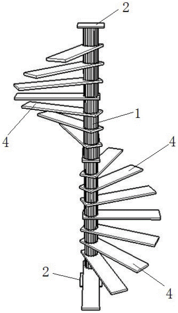一种装配式旋转楼梯的制作方法