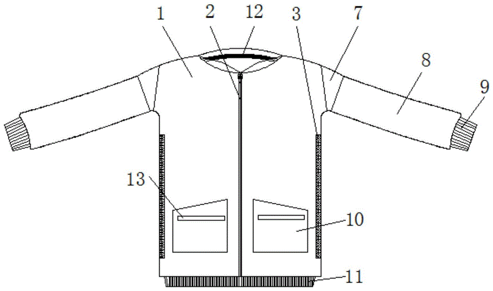 一种可吸汗校服的制作方法