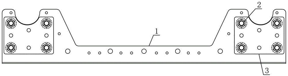 连接板上的螺母固定结构的制作方法