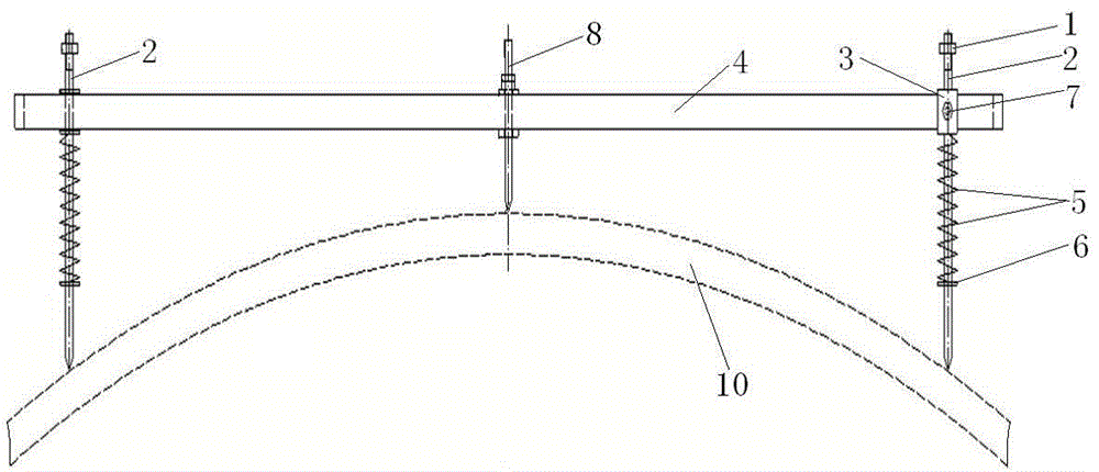 一种曲面零件弦长定位划线工装的制作方法