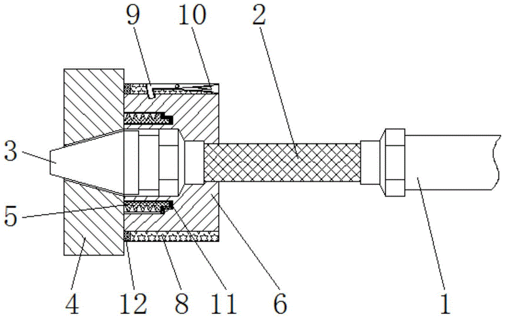 一种履带压机的灵活蒸汽管道结构的制作方法