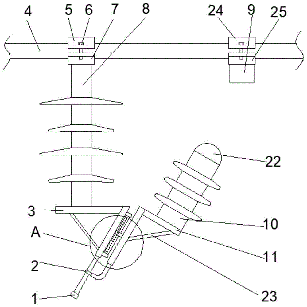 33kV串联间隙陶瓷避雷器的制作方法