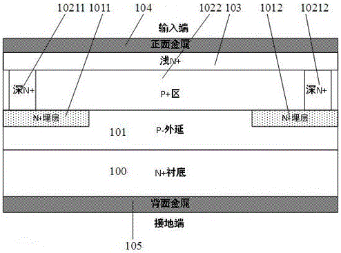 一种低电容瞬态电压抑制器及其制造方法与流程