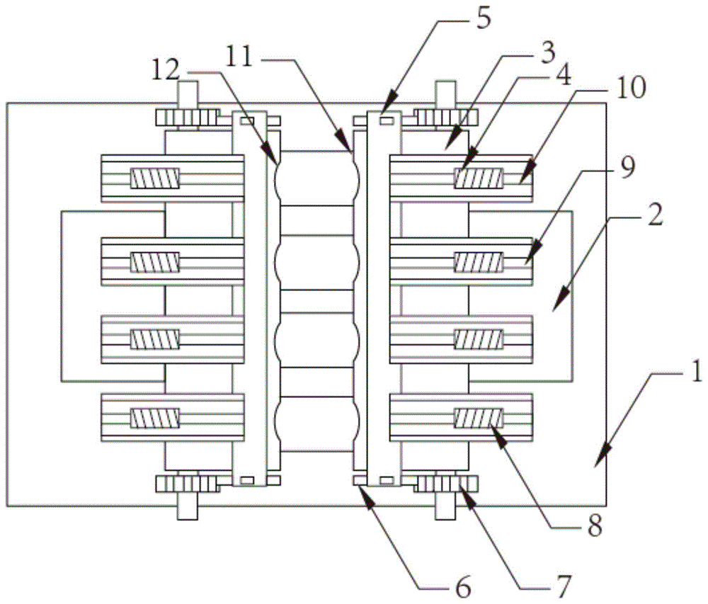 一种用于电阻加工的可移动夹具的制作方法