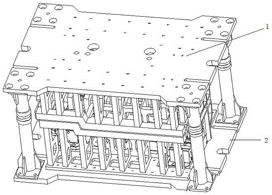 箱体类产品的框架式结构粘接胎具的制作方法