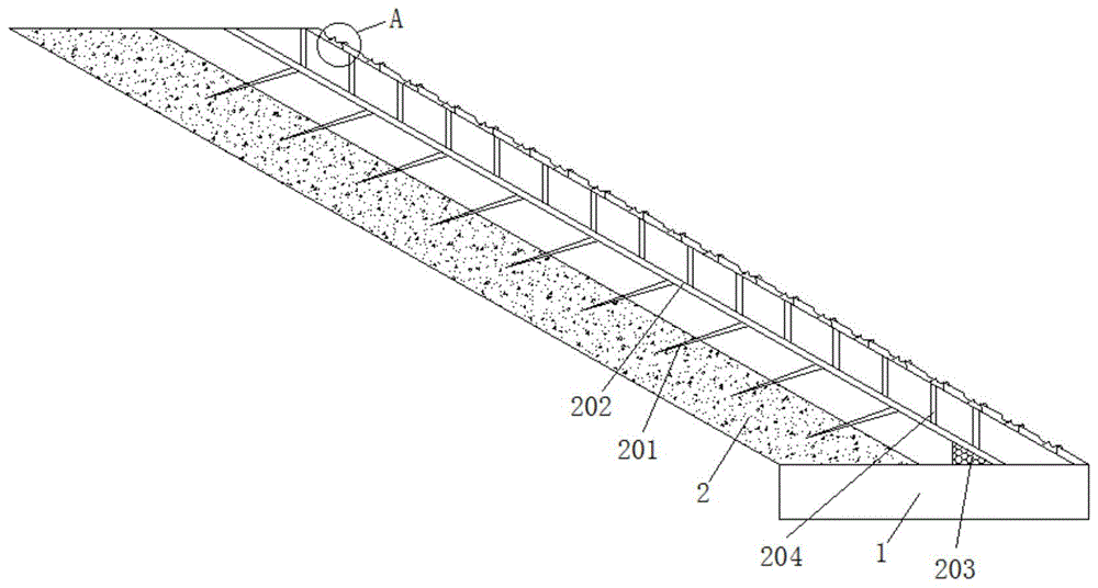 一种斜坡道路的防滑结构的制作方法