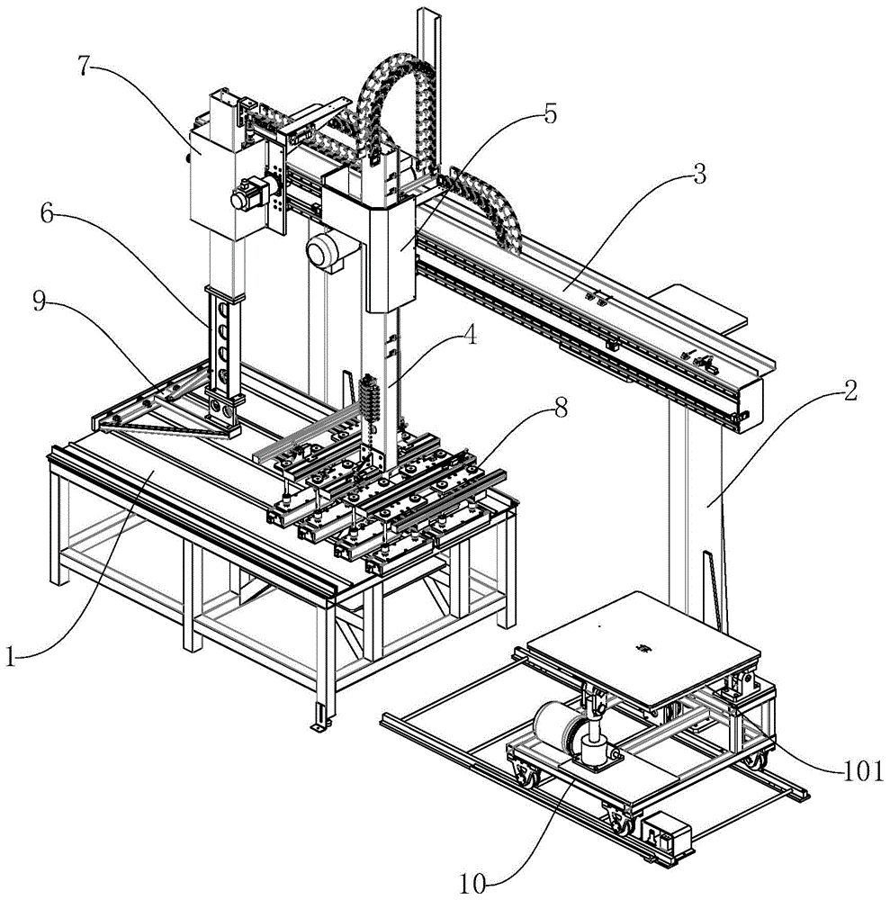 一种液压剪切机的自动搬运上料装置的制作方法