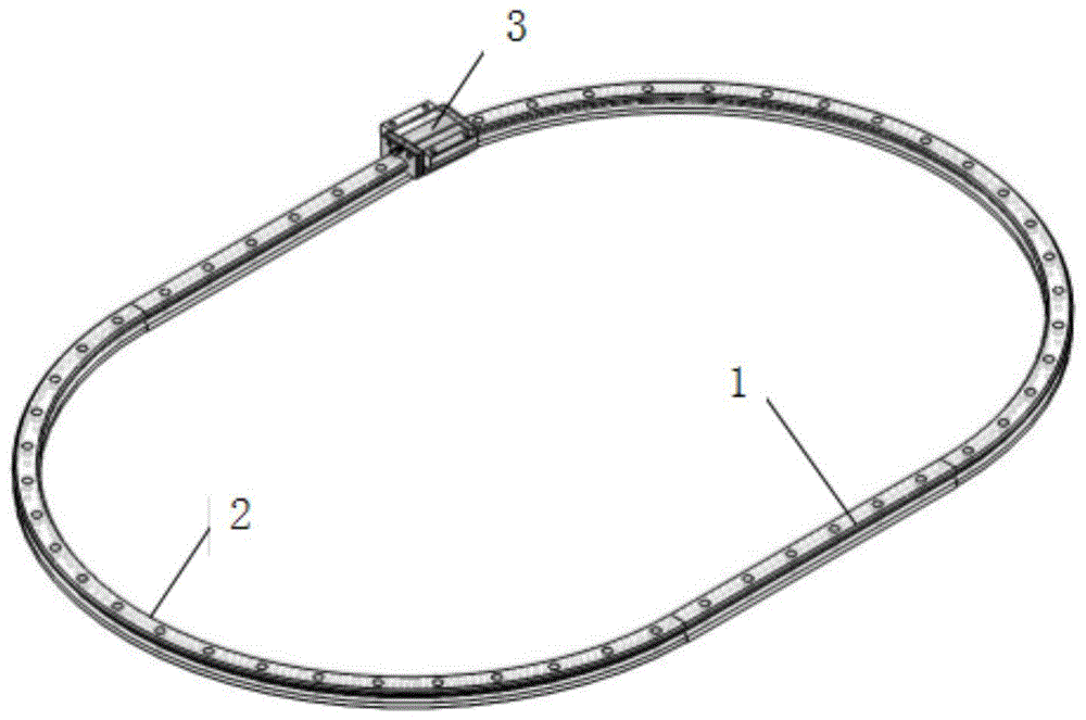 一种直曲线运动轨迹的滚动导轨副的制作方法
