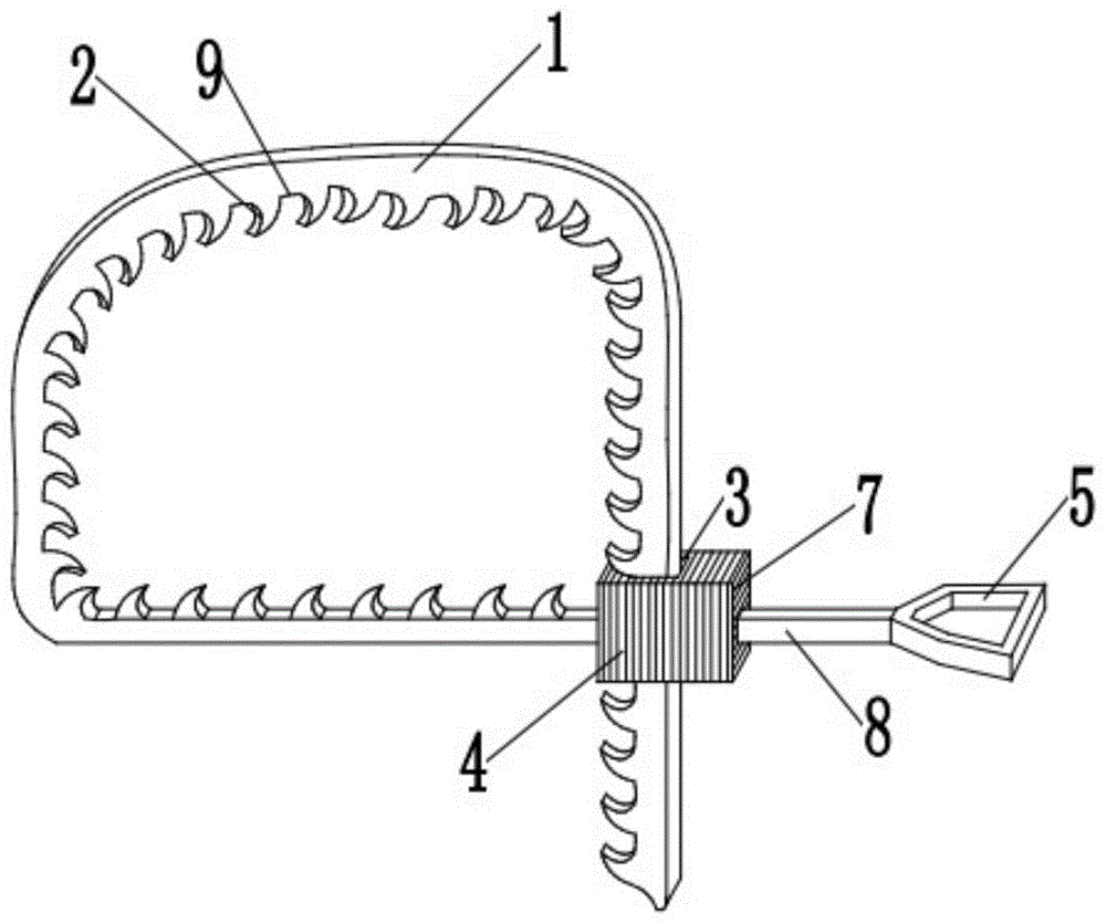 腹腔镜术中肠管牵引结扎器的制作方法