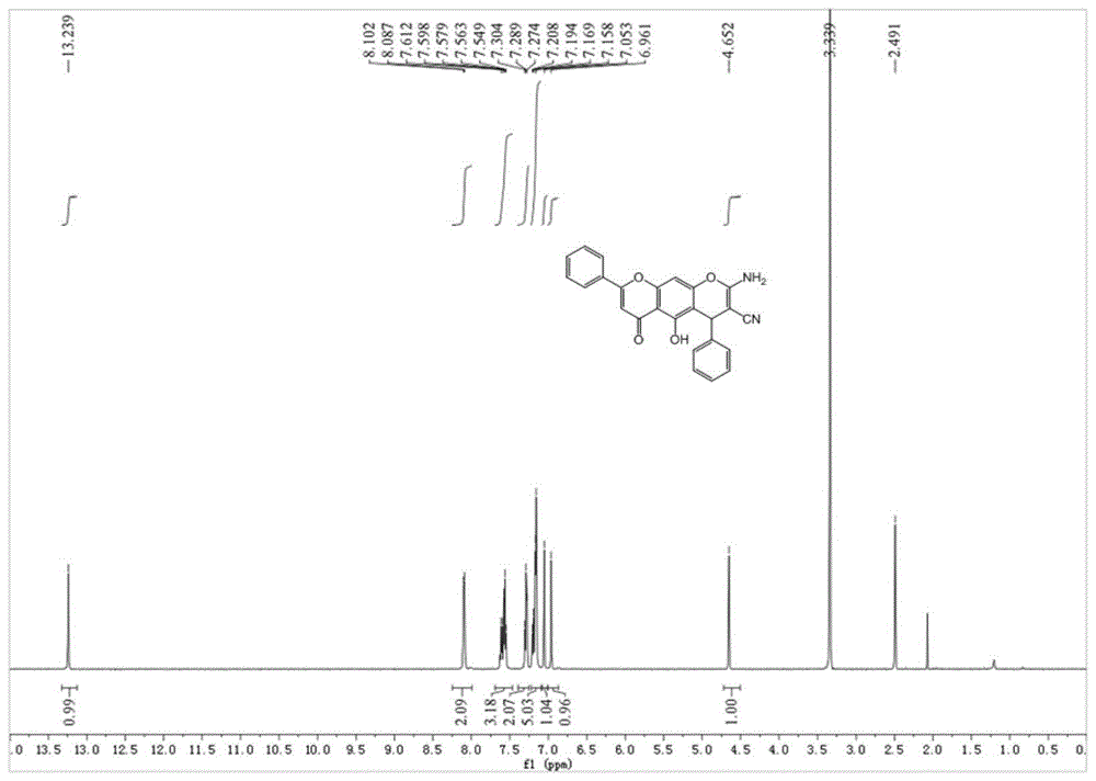 白杨素拼接2-氨基3-氰基吡喃类化合物及其制备方法及应用与流程