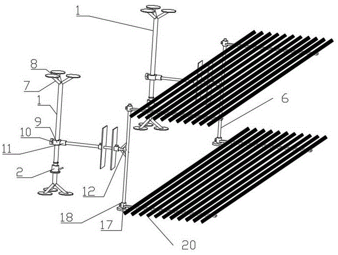 高层建筑用建筑支撑架的制作方法