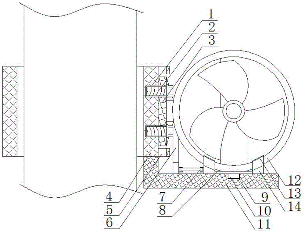 一种钻井平台导管桨支撑结构的制作方法
