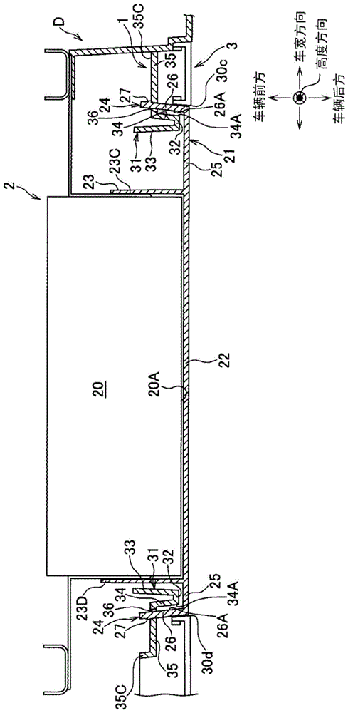 膝部气囊安装构造的制作方法