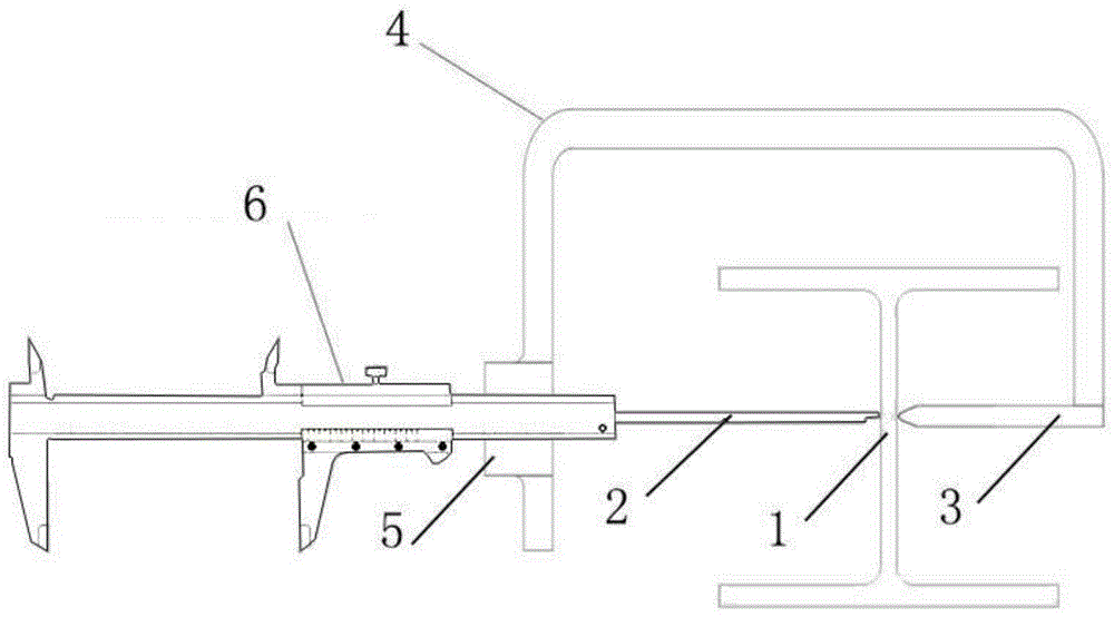 曲面轨道腹板测量装置的制作方法