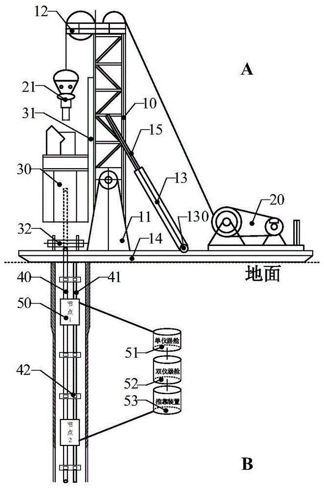 一种适用于垂直井测井仪器下放与回收的传送装置的制作方法