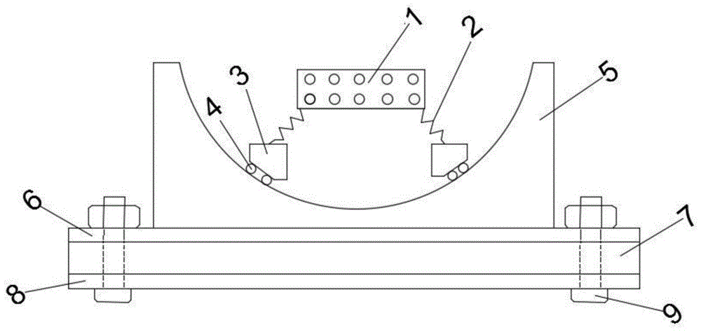 一种滑道式的非线性能量阱减振装置的制作方法
