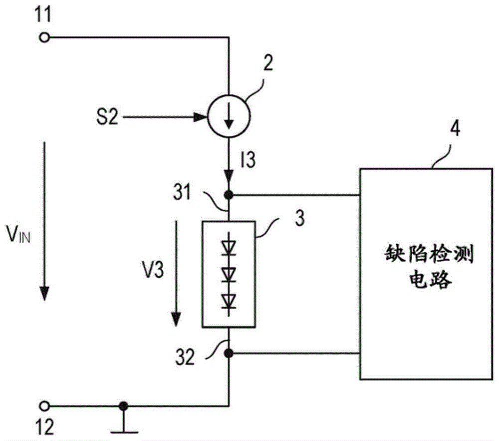 检测LED串中缺陷的方法以及具有至少一个LED串的电子电路与流程