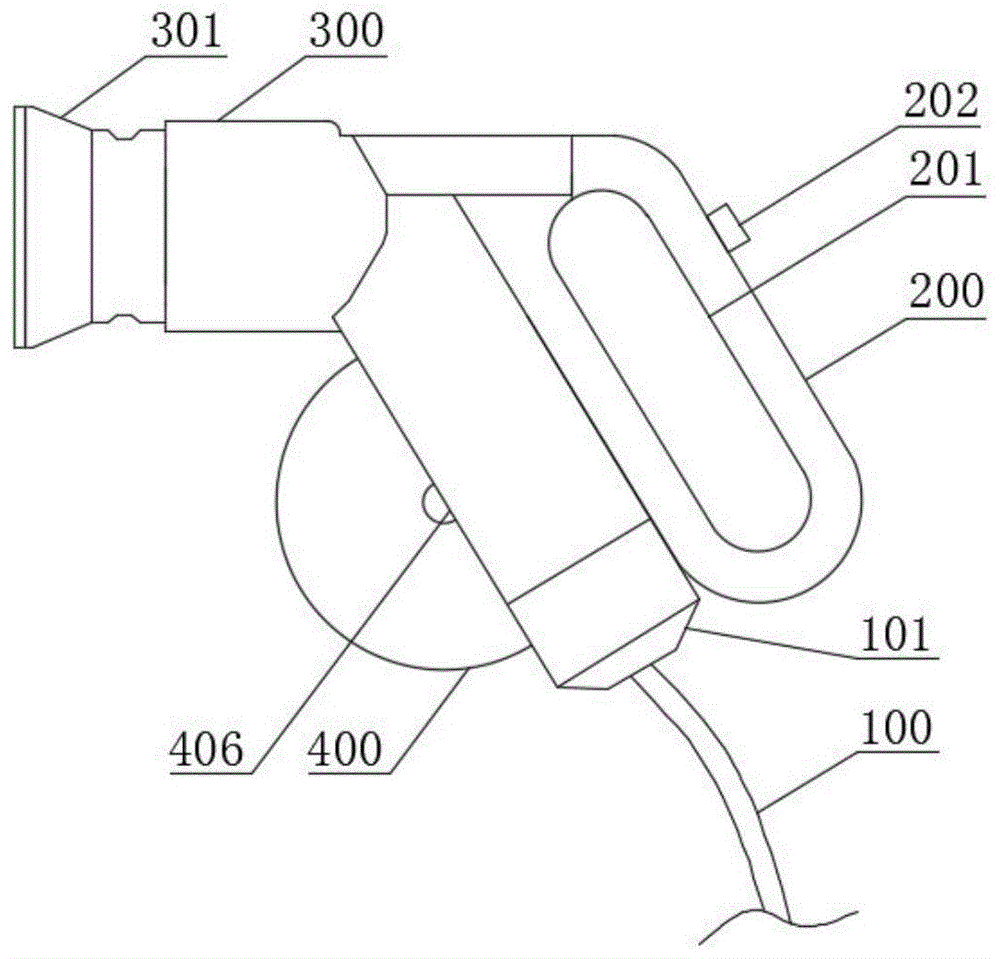 一种可收纳充电线的充电桩连接器的制作方法