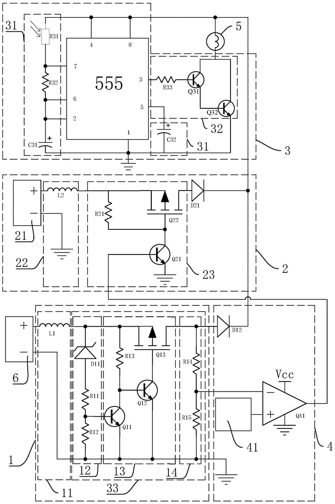 一种车载导航的屏幕亮度调节电路的制作方法