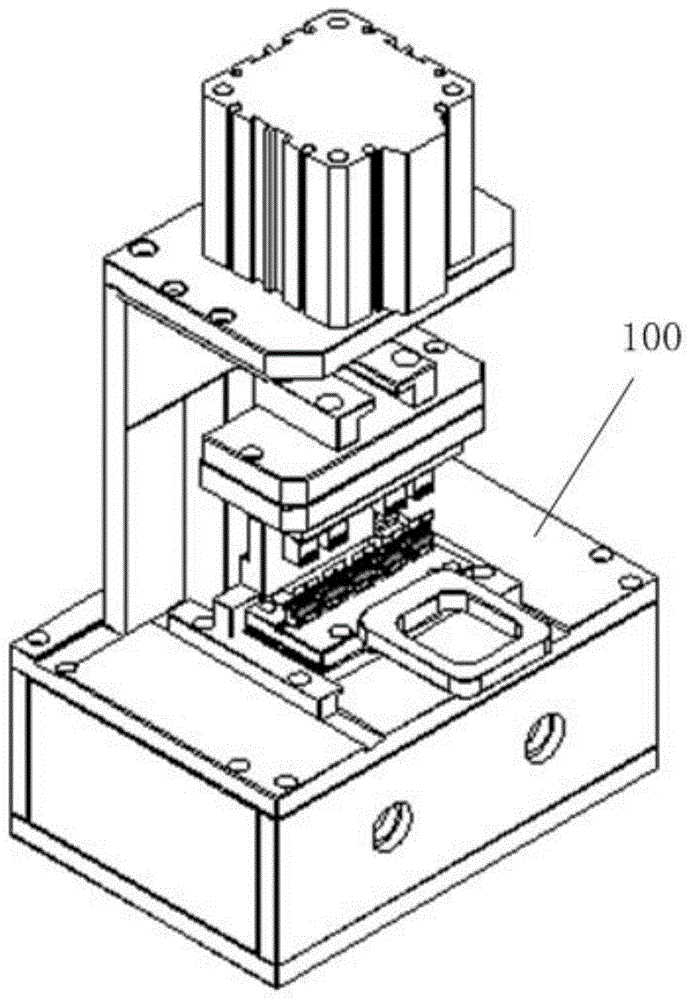 一种USB铆压端子、折弯端子、切脚一体化半自动机器的制作方法